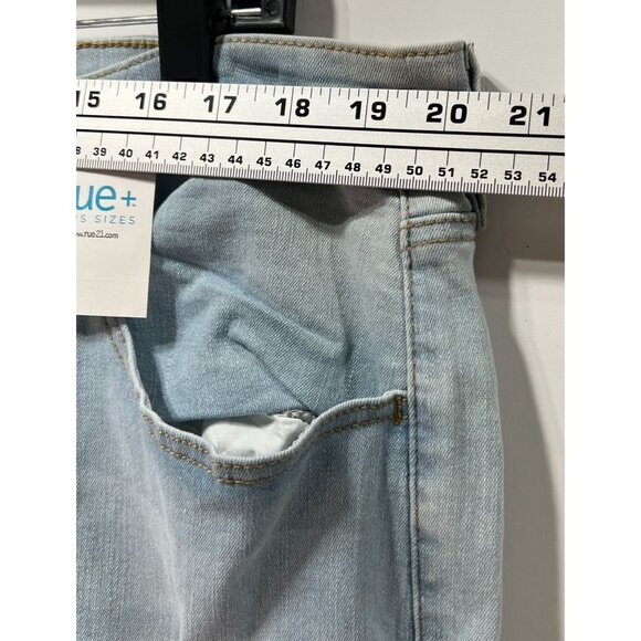 Rue 21 - Women's High-Rise Ultimate Stretch Jeans - Light Blue - 24 - Picture 3 of 16